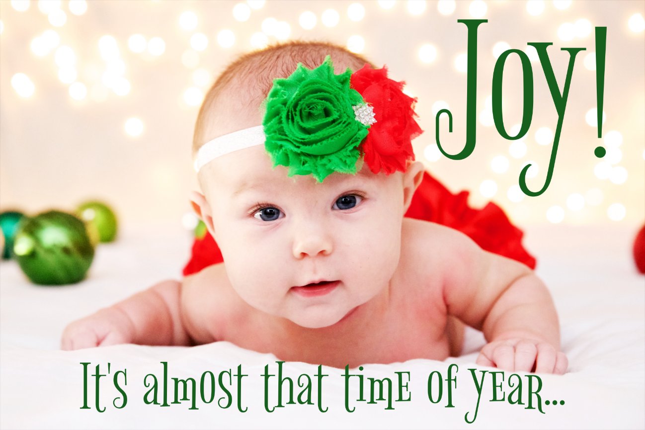 baby wearing a red tutu and green flower headband for christmas photoshoot near tampa