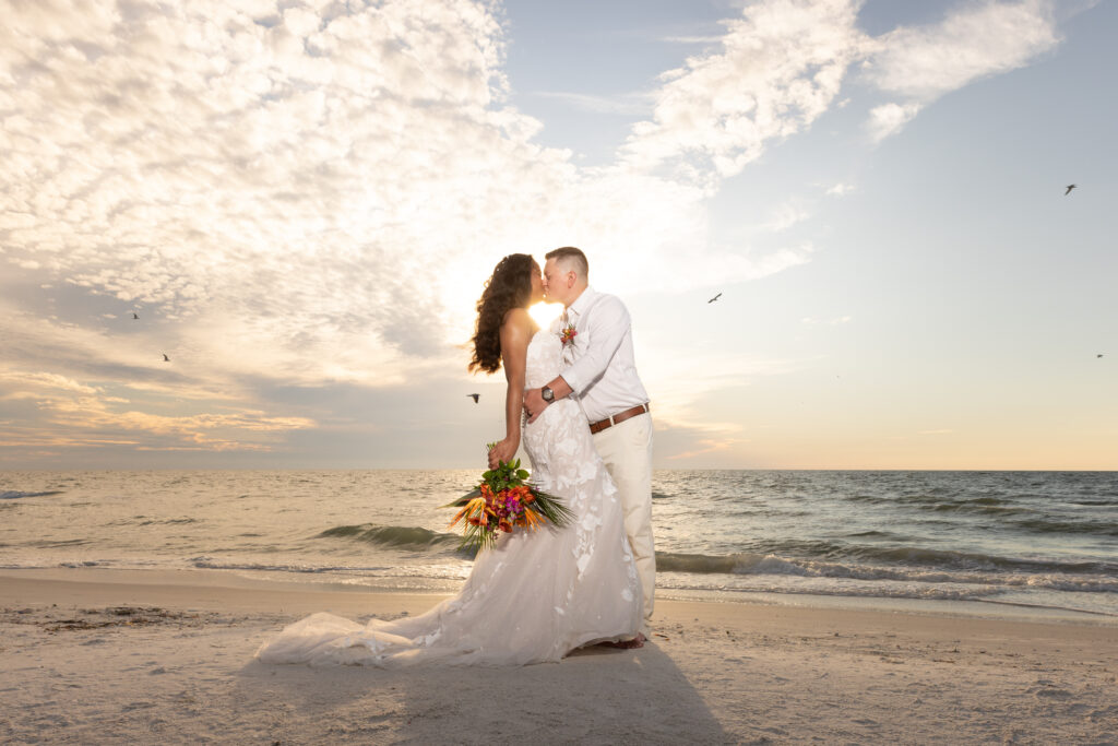 beach photography session in Tampa: golden hour vs blue hour